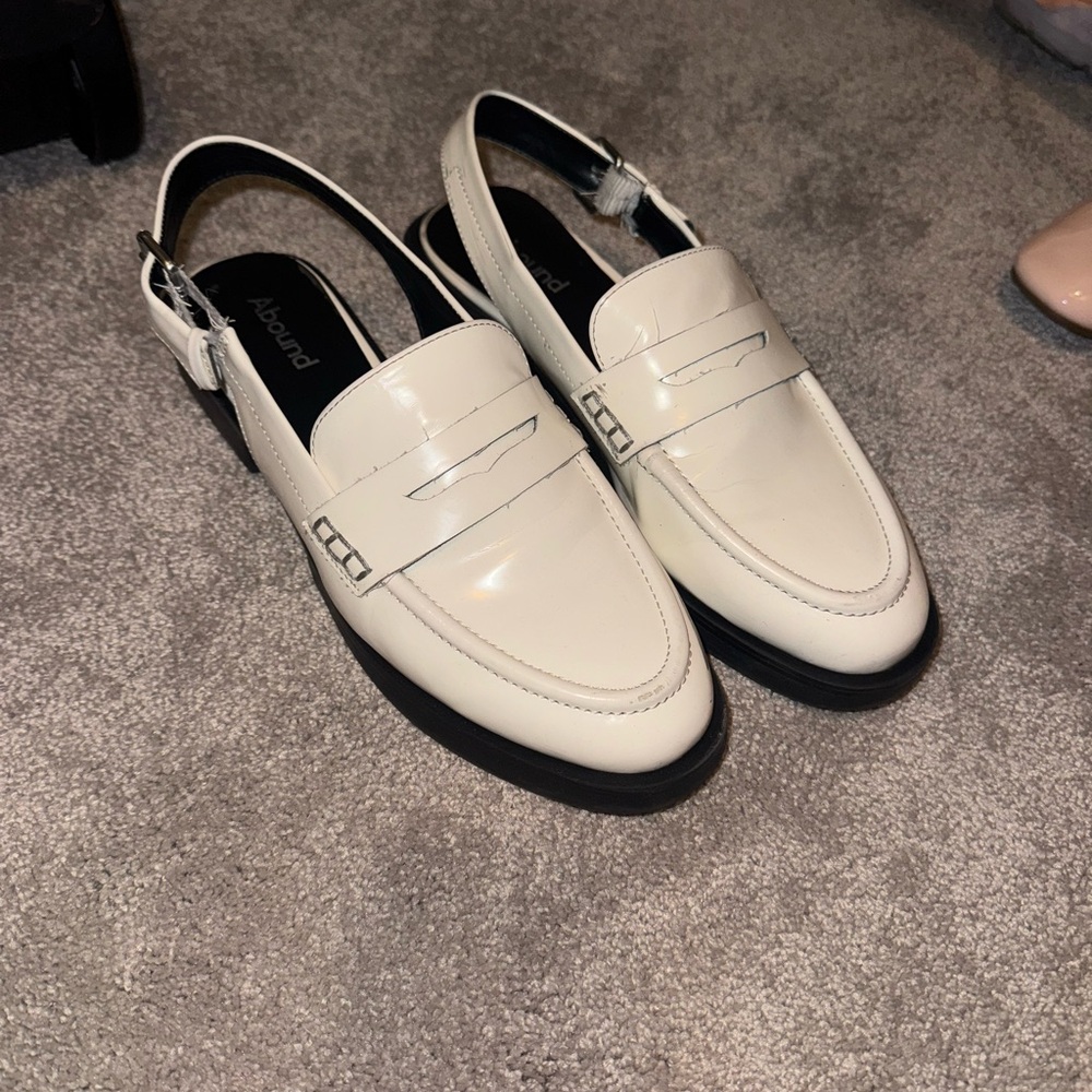 Abound White Loafers